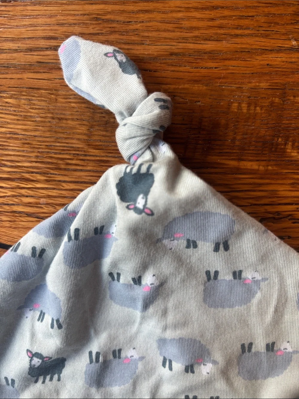 Hanna Andersson baby sheep hat xs